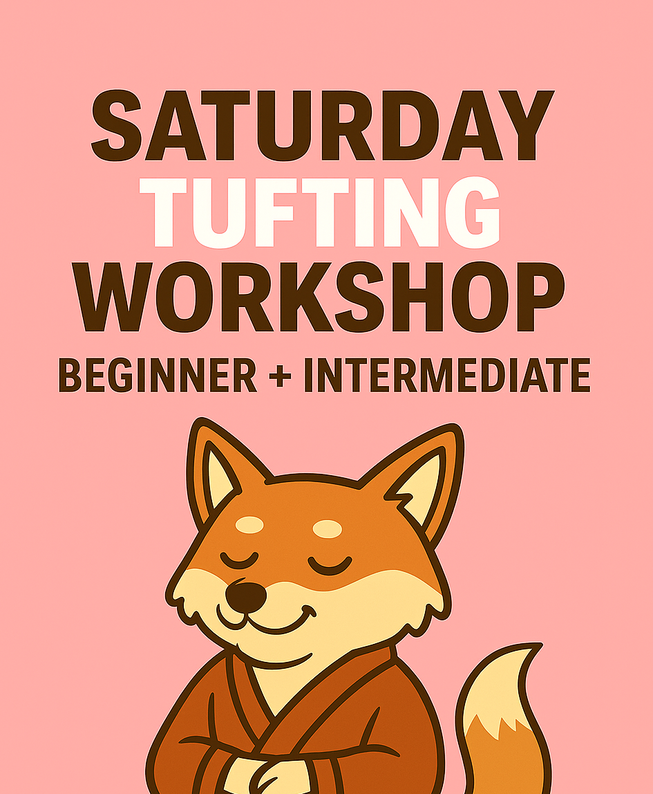 SATURDAY Tufting Workshop| Beginner+Intermediate
