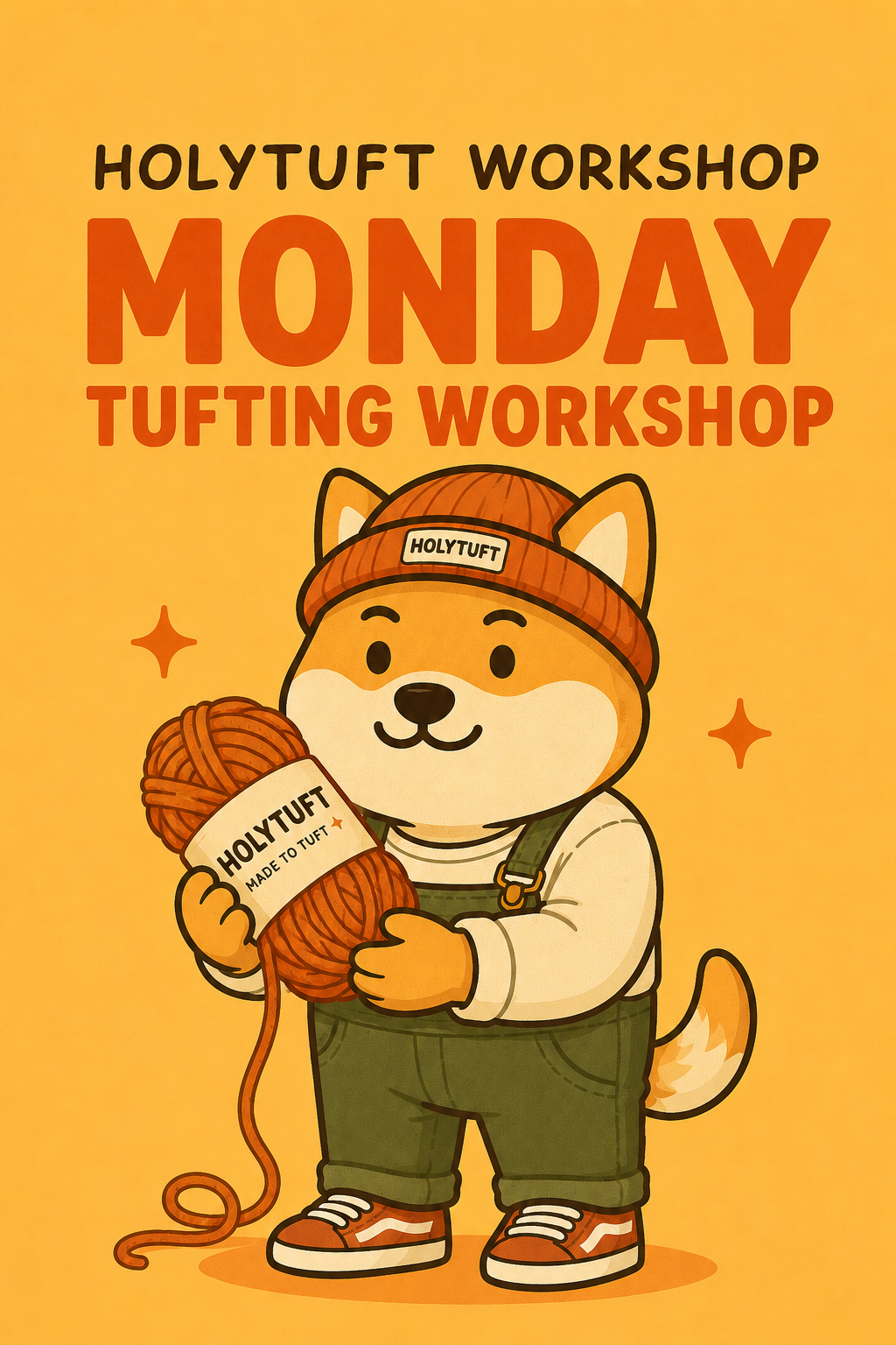 MONDAY Tufting Workshop| Beginner Friendly